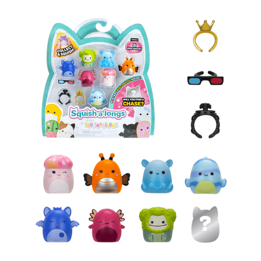 Squish-A-Longs 8 Pack Style 2 W2 191726755203