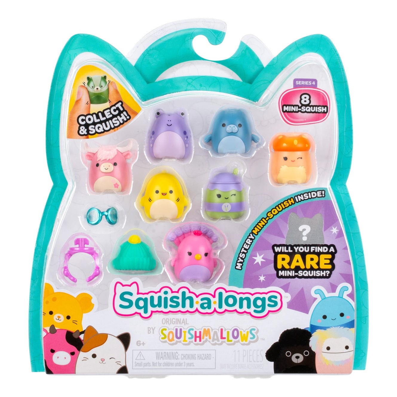 Squish-A-Longs 8 Pack Style 2 W4