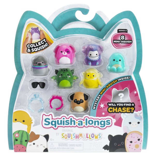 Squish-a-longs by Squishmallows - 8 Pack (Wave 2 Style 1) 191726755197