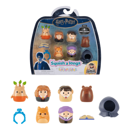 Squish-A-Longs Harry Potter 6 Fig Pk Style 1 Wave 1 191726850786