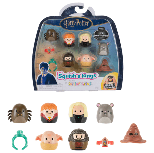 Squish-A-Longs Harry Potter 6 Figure Pack Style 2 Wave1 191726850793