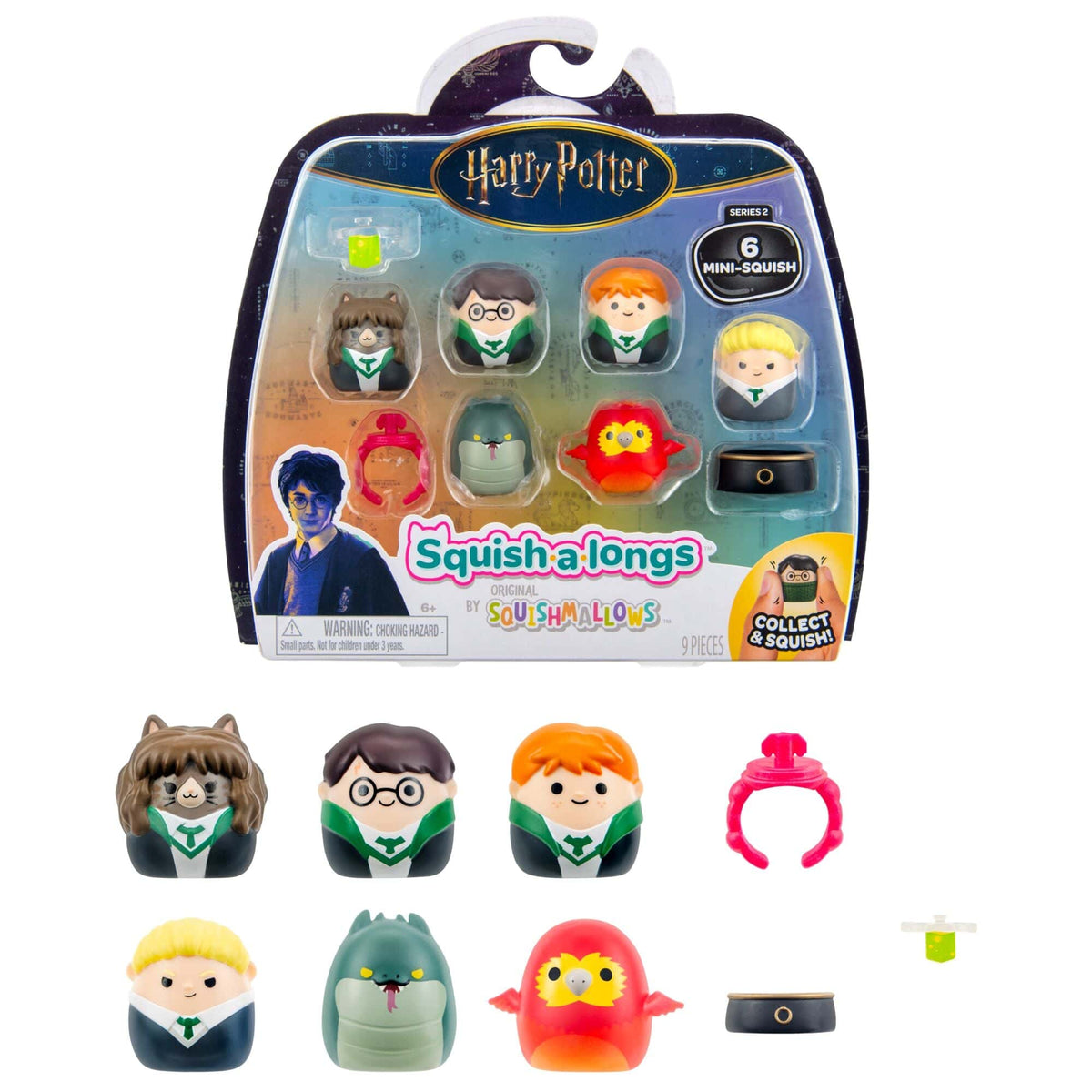 Squish-a-longs - Harry Potter 6 Pack (Style 2) Wave