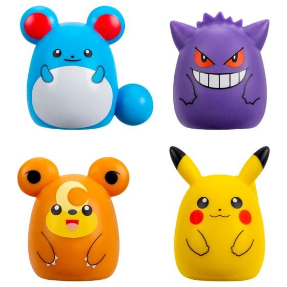 Squish-a-longs - Pokemon 4 Pack (Style 2) Wave 2 191726823247