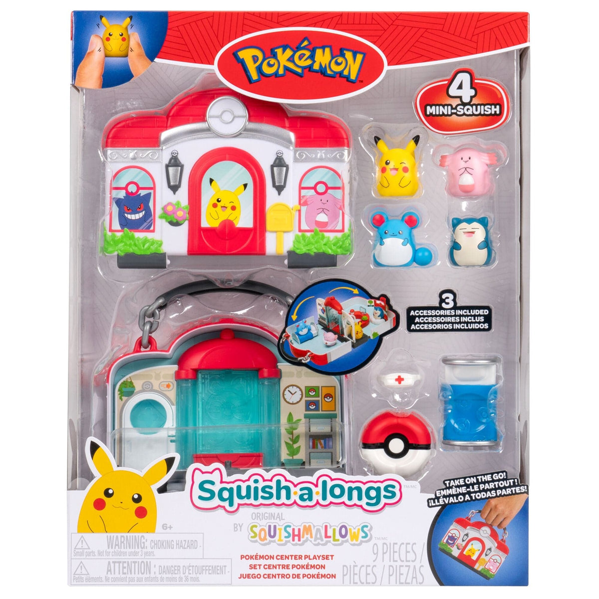 Squish-a-longs - Pokemon Center Medium Playset Wave 1