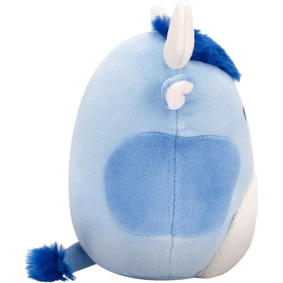 Squishmallow 7.5 Inch Easter 2025 - Bermayeh The Blue Bull With Fuzzy White Belly and Flower 191726844471