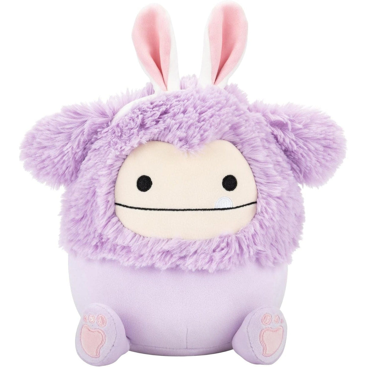 Squishmallow 7.5 Inch Easter 2025 - Dilka - Lavender Bigfoot With Bunny Ears 191726854685