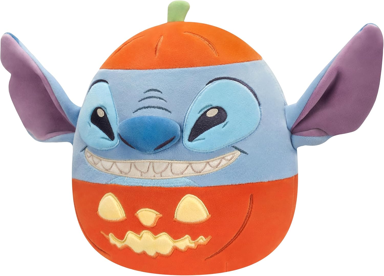 Squishmallow 8" Disney Halloween Plush -  Disney Stitch in Pumpkin