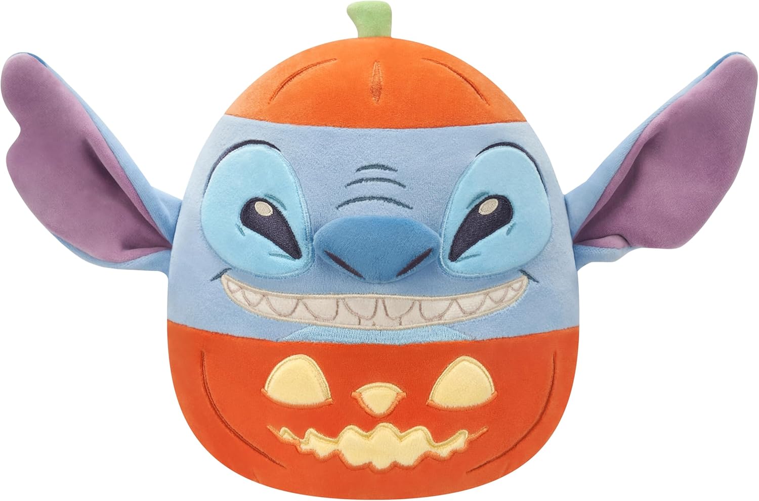 Squishmallow 8" Disney Halloween Plush -  Disney Stitch in Pumpkin