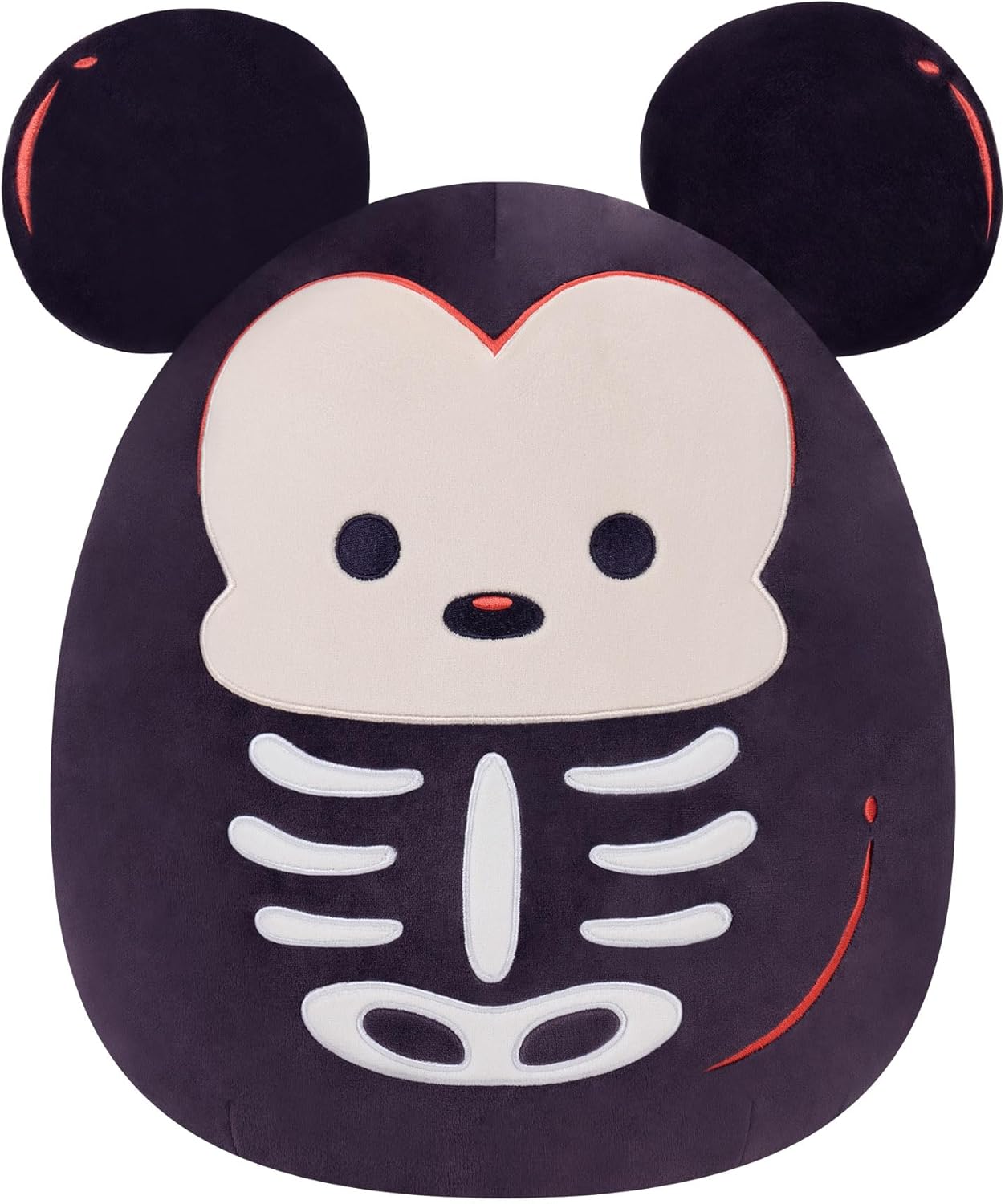 Squishmallow 8" Disney Halloween Plush -  Skeleton Mickey Mouse
