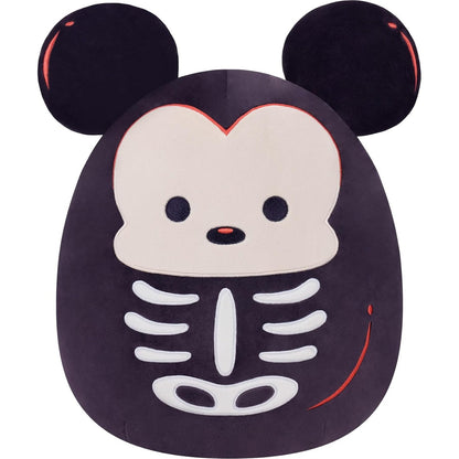 Squishmallow 8" Disney Halloween Plush -  Skeleton Mickey Mouse