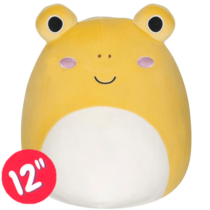 Squishmallow Kellytoy Plush 12" Leigh The Yellow Toad 196566164116