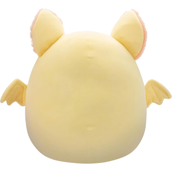 Squishmallow Kellytoy Plush 16" Meghan The Cream and Pink Bat with Fuzzy Belly 196566412354