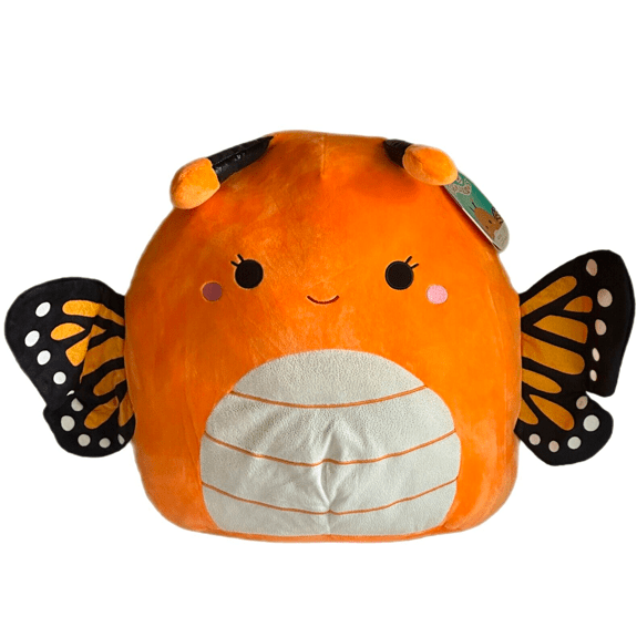 Squishmallows Waverly The Butterfly con clip de 3.5 pulgadas, pequeño, azul Squishmallows Waverly The Butterfly con clip de 3.5 pulgadas, pequeño, azul