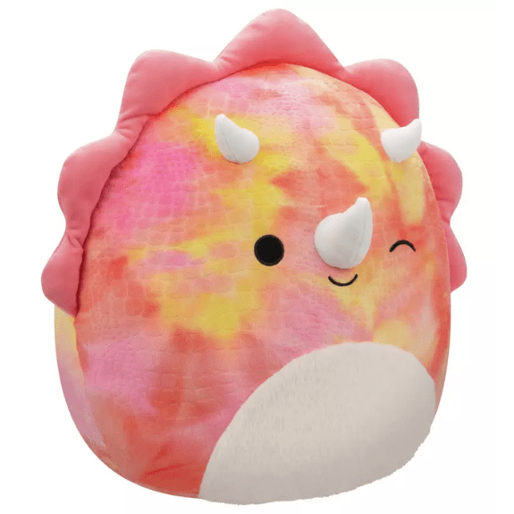 Squishmallow Kellytoy Plush 16" Trinity the Pink Triceratops 196566412316