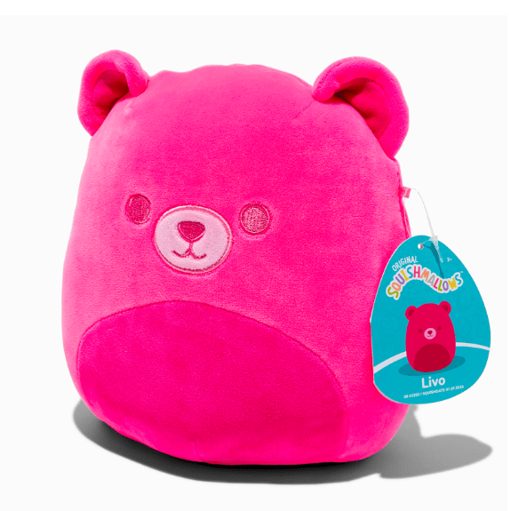 Squishmallow Kellytoy Plush 8"  Livo The Neon Gummy Bear