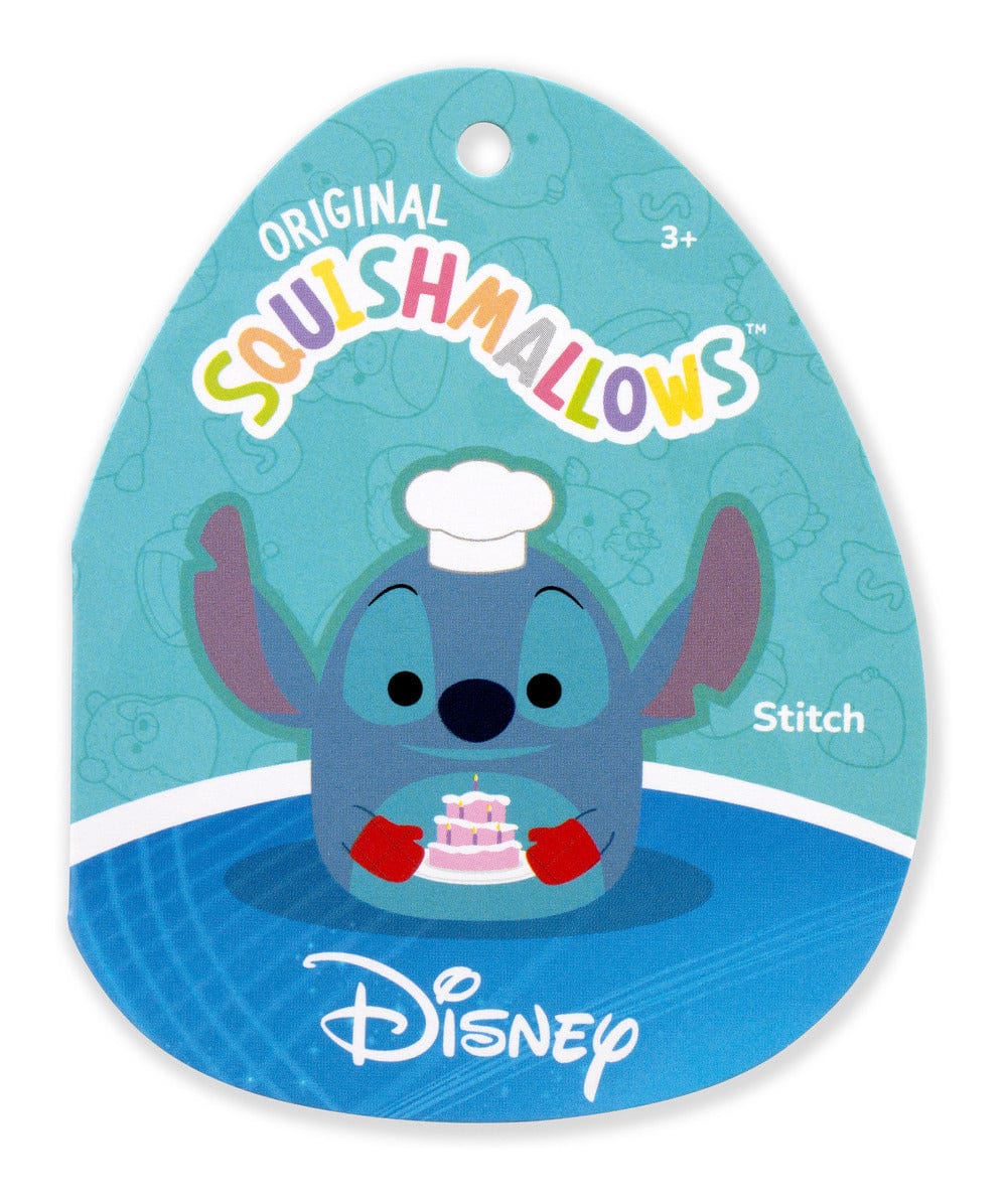 Squishmallows 10 Inch Disney Chef Stitch With Cake Plush