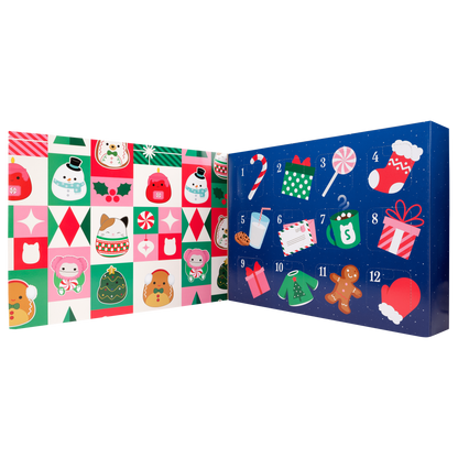 Squishmallows 12-Day Advent Calendar Plush Gift Set For Collectors