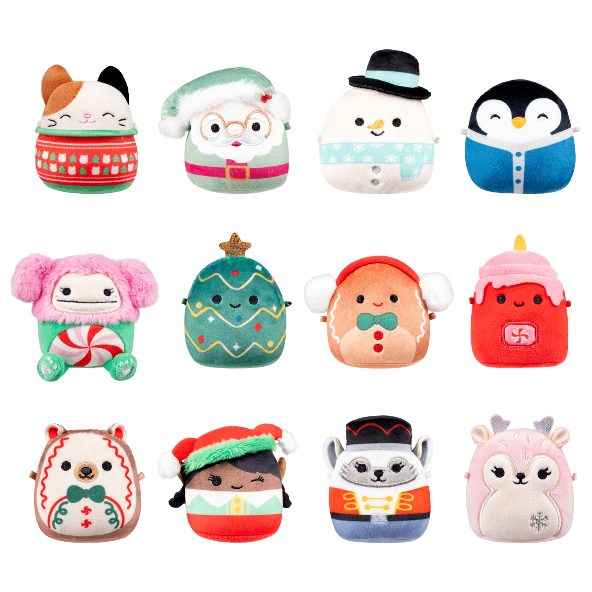 Squishmallows 12-Day Advent Calendar Plush Gift Set For Collectors