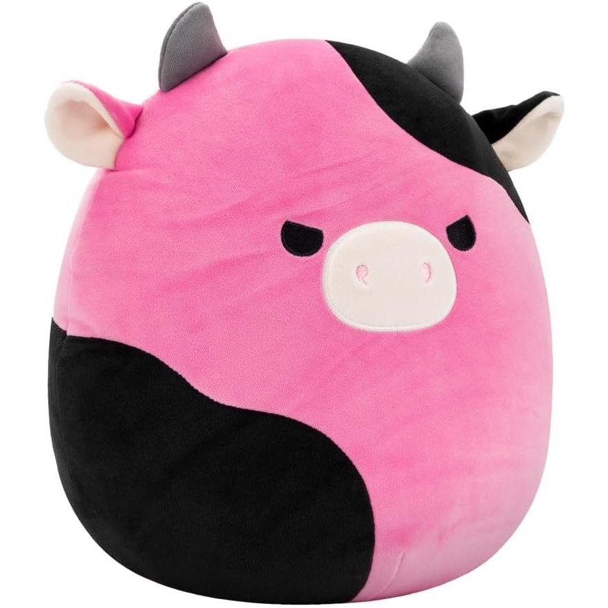 Squishmallows 12 Inch Pollyanna the Black and Pink Cow 191726853626