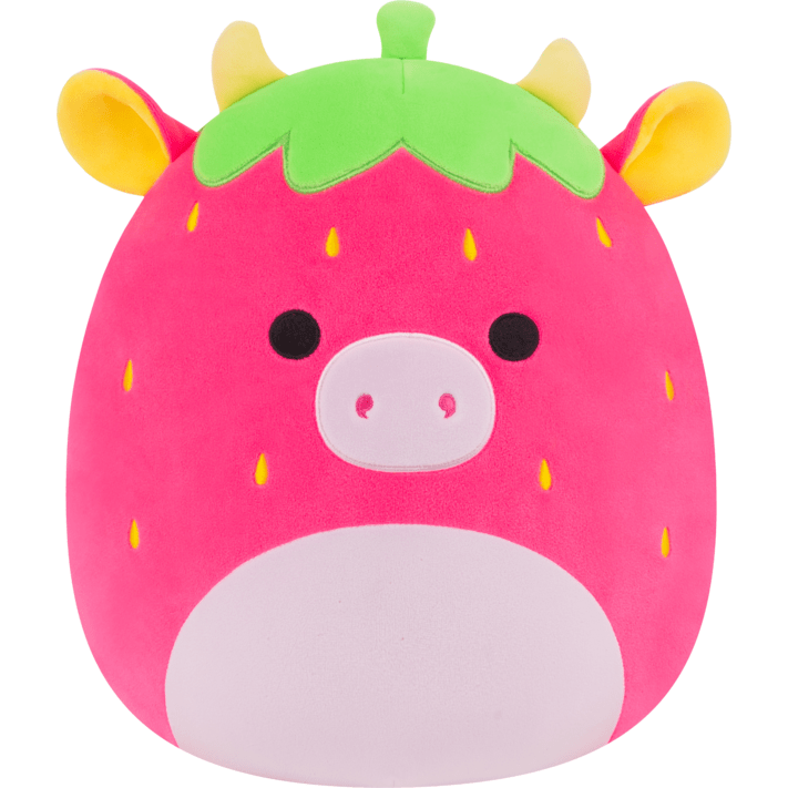Squishmallows - 12in Cleary the Hot Pink Cow