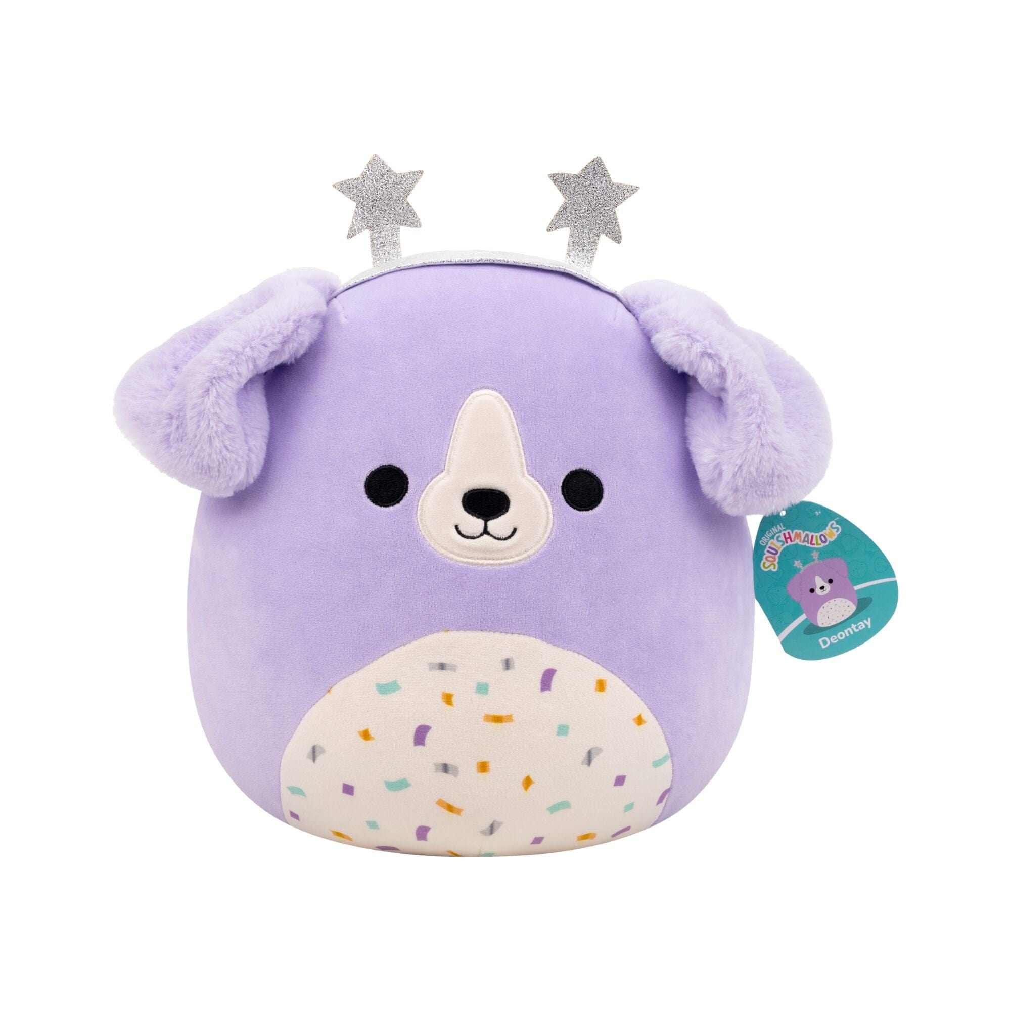 Squishmallows 12in Deontay the Purple Retriever Plush