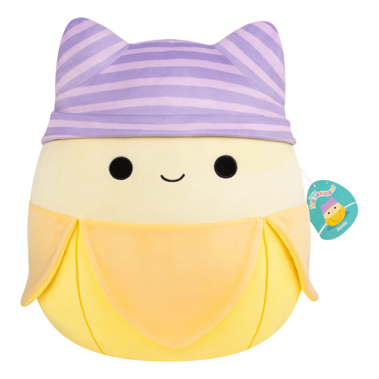 Squishmallows 16In Junie Yellow Banana Plush Toy Cute