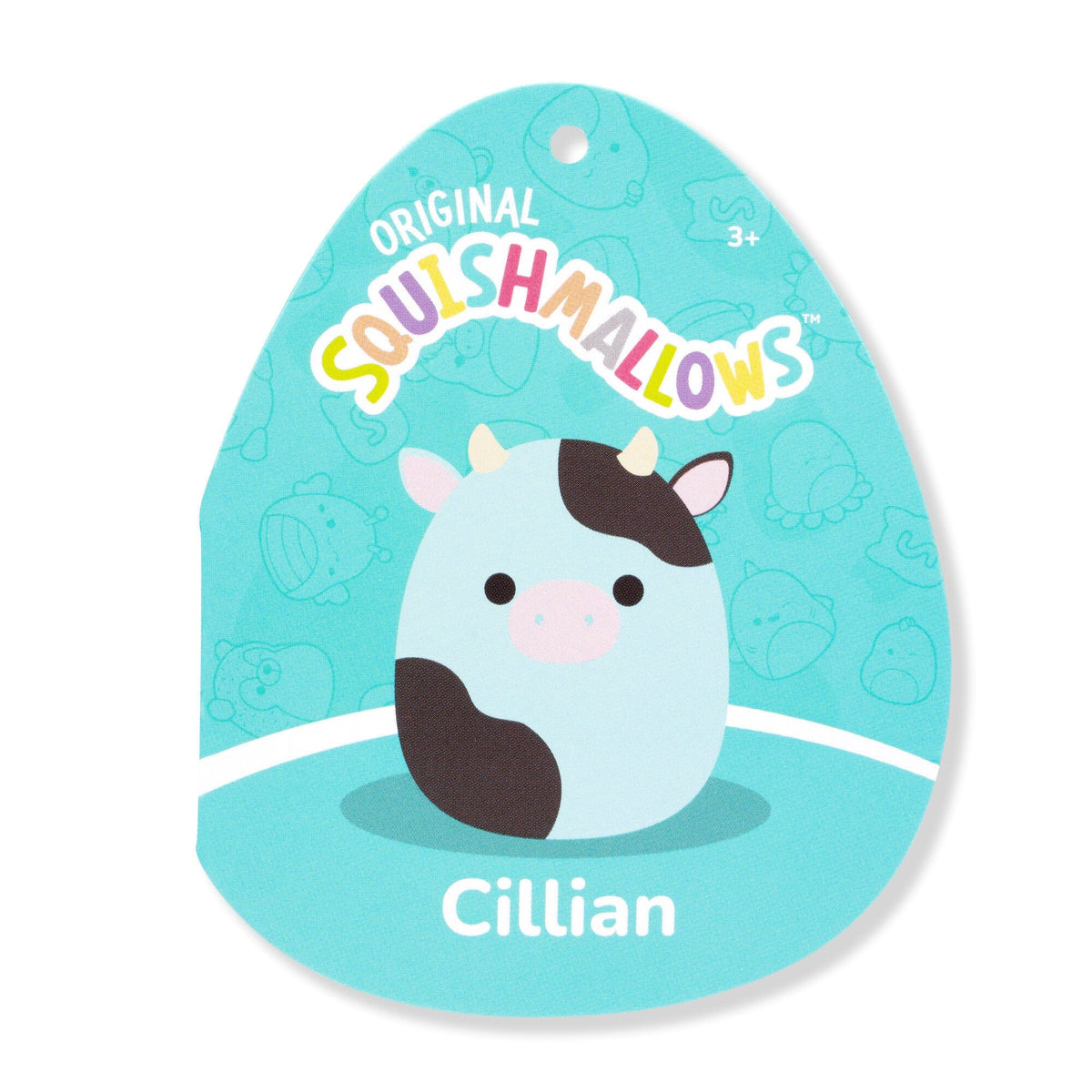 Squishmallows 20 Inch Cillian the Blue and Black Cow 196566453593