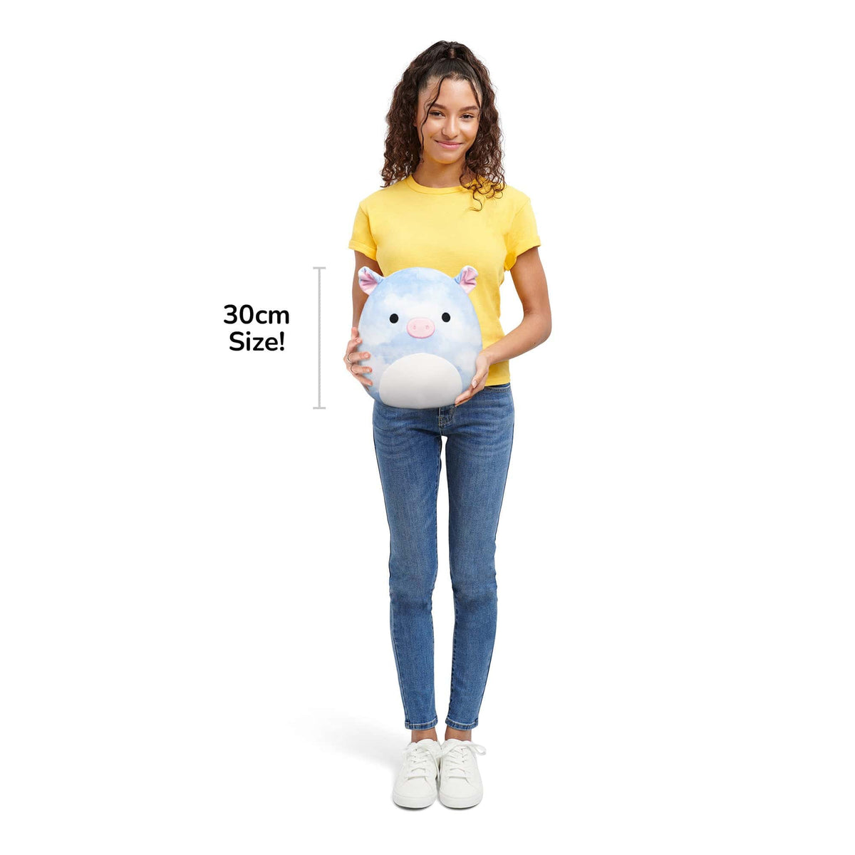 Squishmallows - Nisbet the Blue Tie Dye Pig - 12 inch