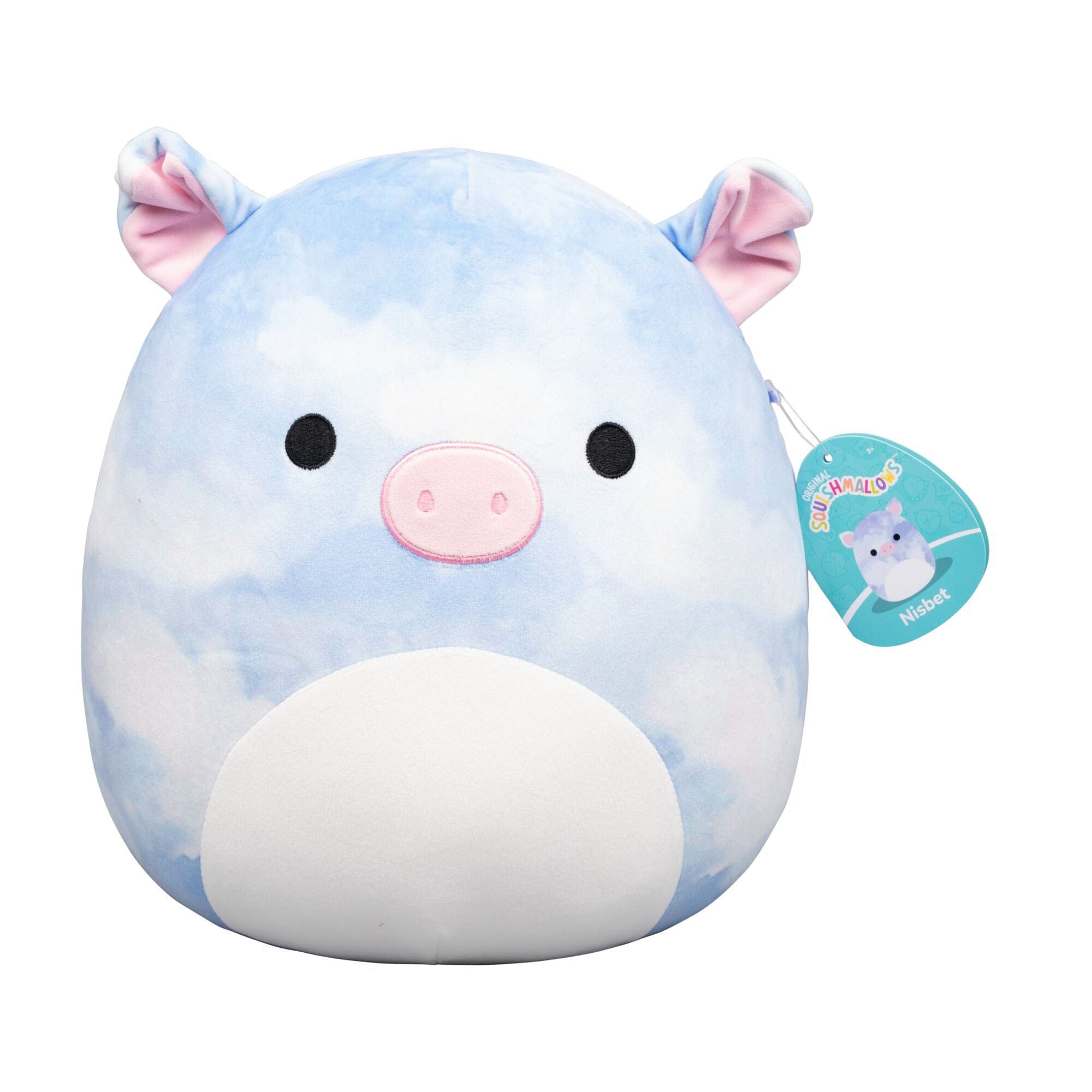 Squishmallows - Nisbet the Blue Tie Dye Pig - 12 inch