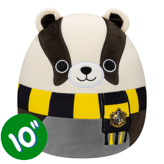 Squishmallow Kellytoy Plush 10" Harry Potter Hufflepuff Badger 196566178601