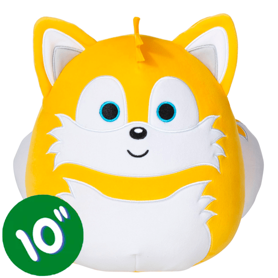 Squishmallow Kellytoy Plush 10" Sega Tails 0196566178441