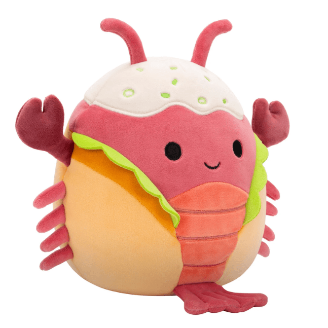 Squishmallow Kellytoy Plush 7.5" Lorono The Lobster Roll 196566452459