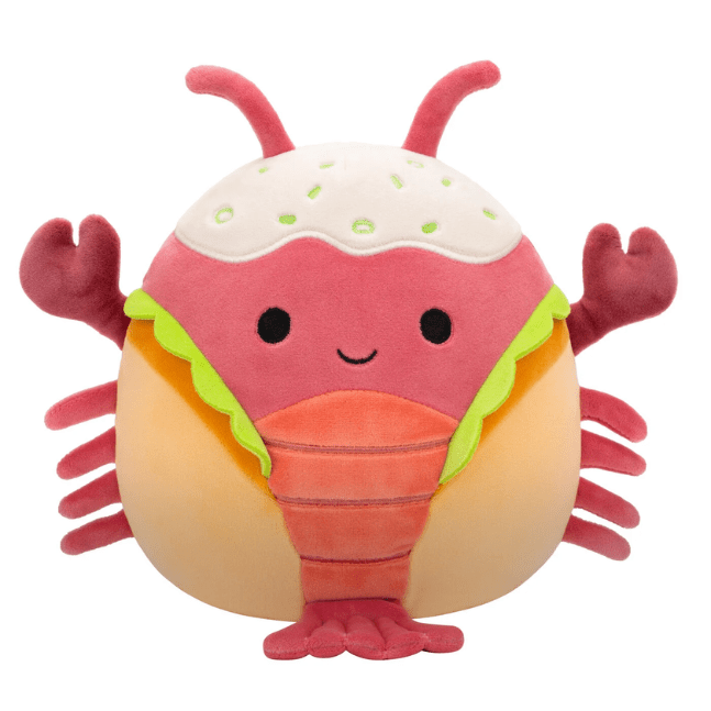 Squishmallow Kellytoy Plush 7.5" Lorono The Lobster Roll 196566452459