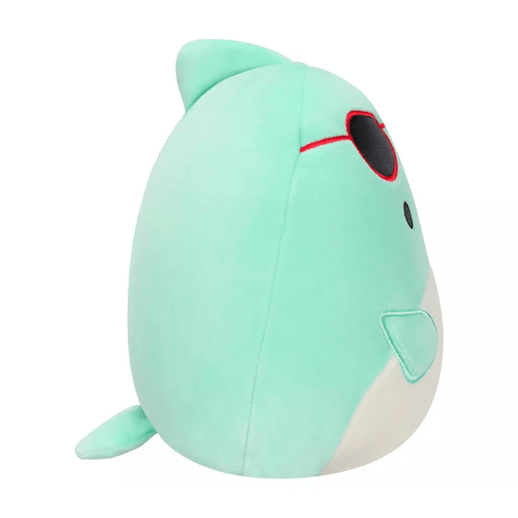 Squishmallow Kellytoy Plush 7.5" Perry the Teal Dolphin 196566411173