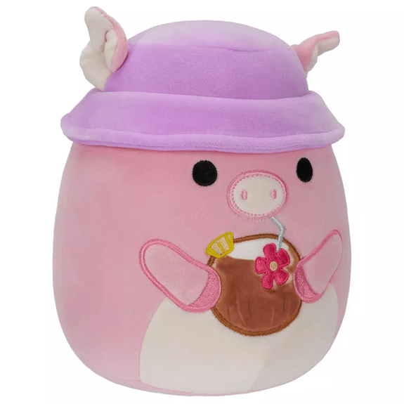 Squishmallow Kellytoy Plush 7.5" Peter the Pink Pig 196566411272