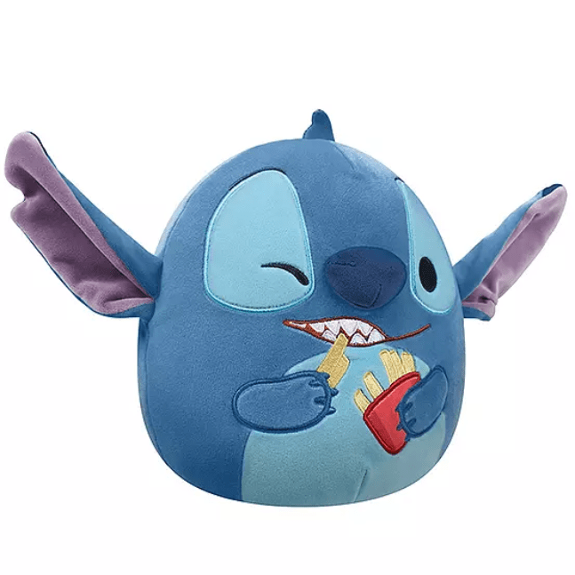 Squishmallow Kellytoy Plush 8" Disney: Stitch Holding French Fries 196566400559