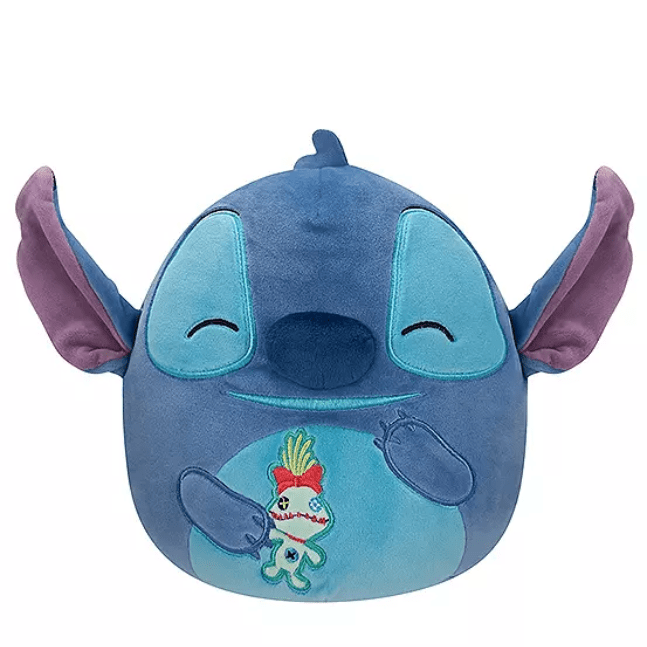 Squishmallow Kellytoy Plush 8" Disney: Stitch Holding Scrump 196566400566