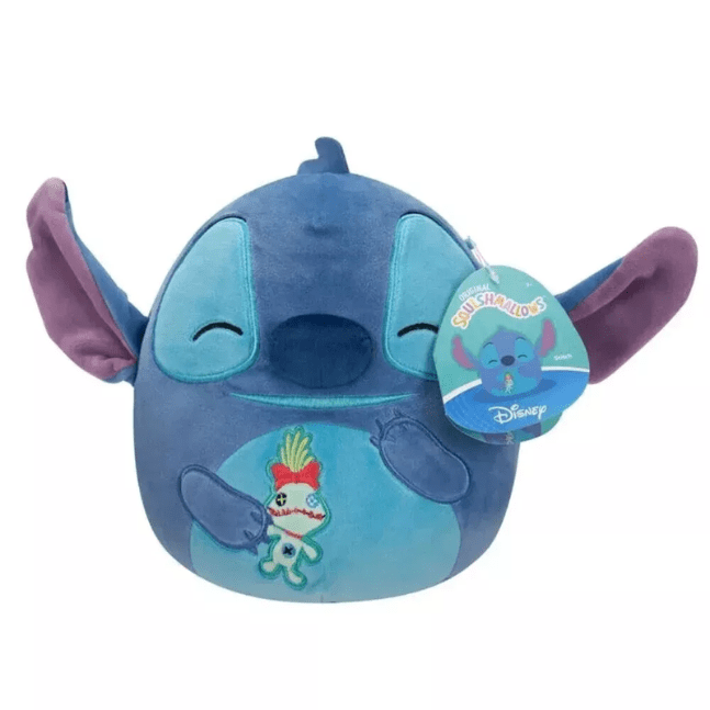 Squishmallow Kellytoy Plush 8" Disney: Stitch Holding Scrump 196566400566