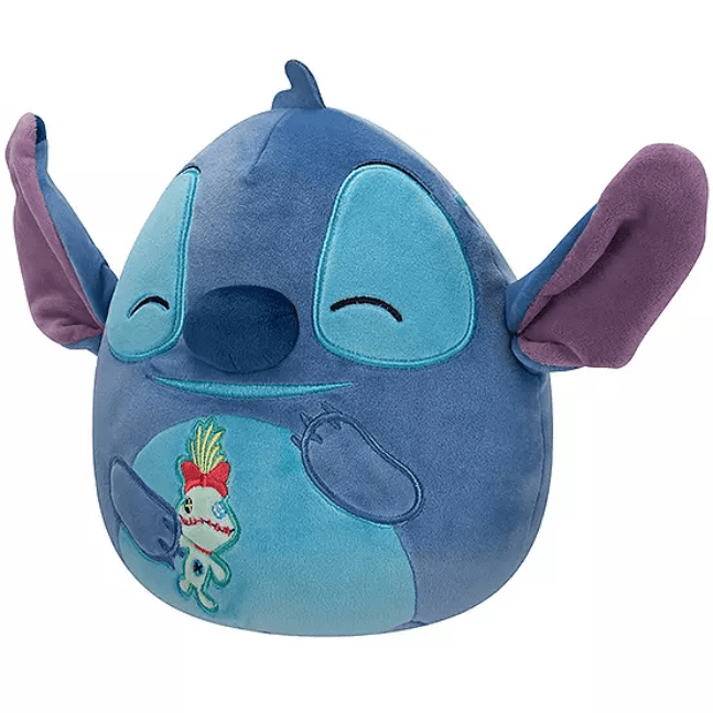 Squishmallow Kellytoy Plush 8" Disney: Stitch Holding Scrump 196566400566