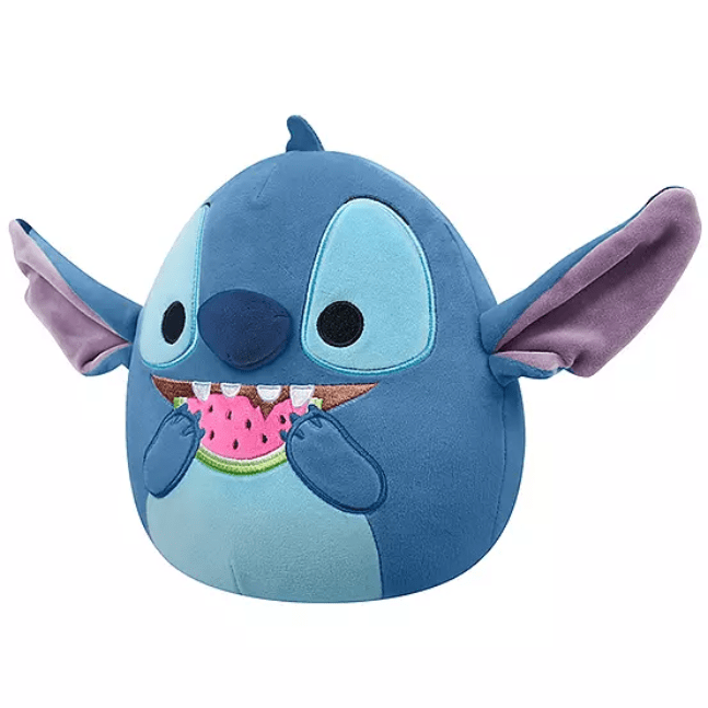 Squishmallow Kellytoy Plush 8" Disney: Stitch Holding Watermelon 196566400580