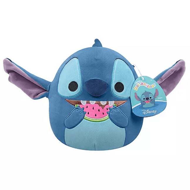 Squishmallow Kellytoy Plush 8" Disney: Stitch Holding Watermelon 196566400580