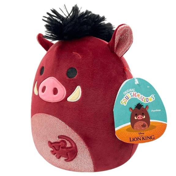 Squishmallow Kellytoy Plush 8" Lion King 30th Anniversary - Pumbaa 196566427488