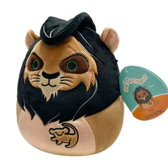 Squishmallow Kellytoy Plush 8" Lion King 30th Anniversary - Scar 196566427464