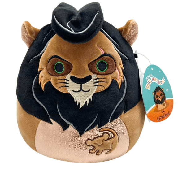 Squishmallow Kellytoy Plush 8" Lion King 30th Anniversary - Scar 196566427464