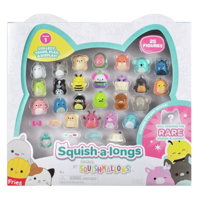 Squish-a-longs by Squishmallows - 25 Pack 191726755289