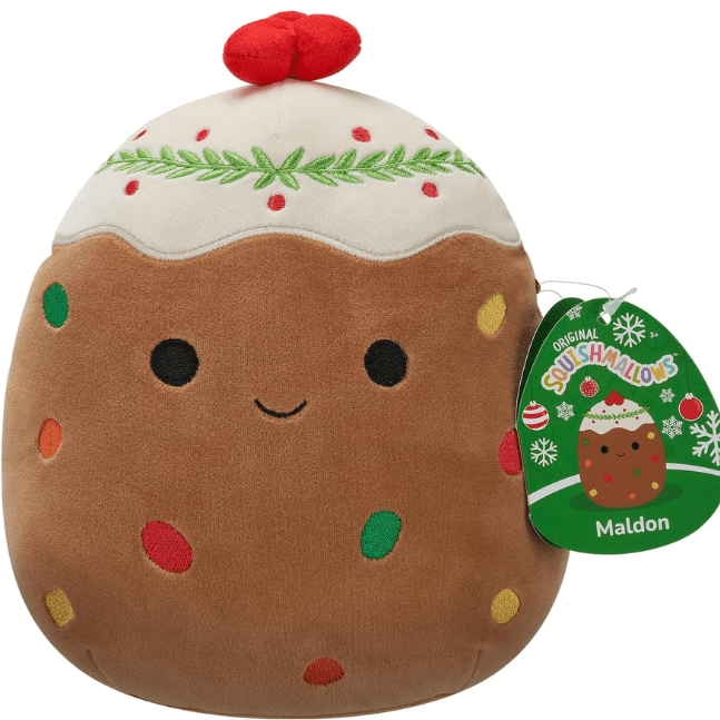 Squishmallow Kellytoy Christmas Plush 7.5" Maldon the Fruit Cake