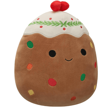 Squishmallow Kellytoy Christmas Plush 7.5" Maldon the Fruit Cake