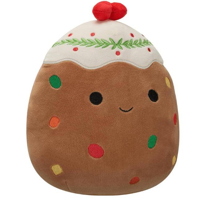 Squishmallow Kellytoy Christmas Plush 7.5" Maldon the Fruit Cake