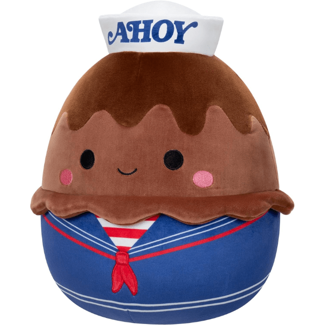 Squishmallow Kellytoy Plush 10" Stranger Things - Ice Cream Ahoy Chocolate 888 SQSR00049