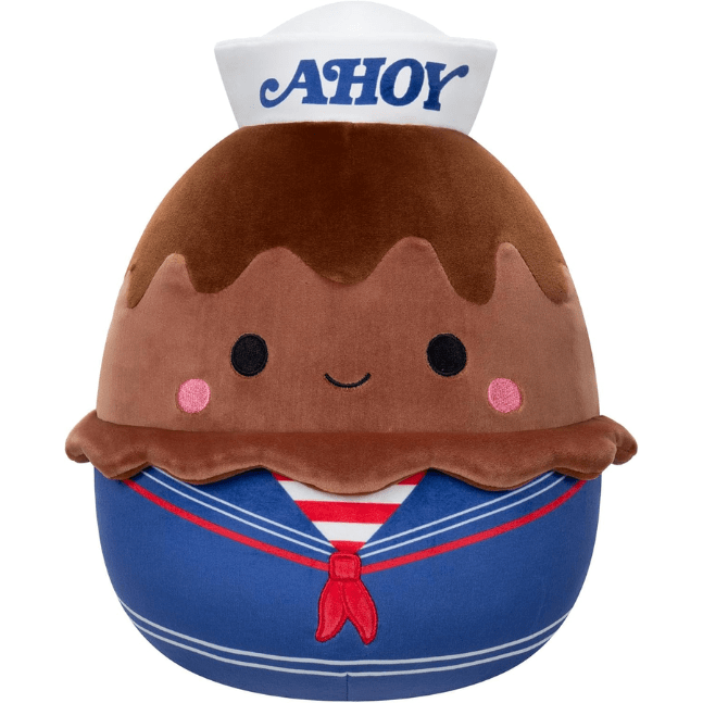 Squishmallow Kellytoy Plush 10" Stranger Things - Ice Cream Ahoy Chocolate 888 SQSR00049